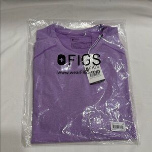 Figs Purple Under-scrub Long-sleeve Top